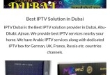 Best IPTV Dubai